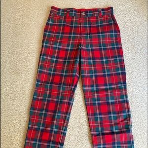 Boys Vineyard Vines Plaid Pants - like new